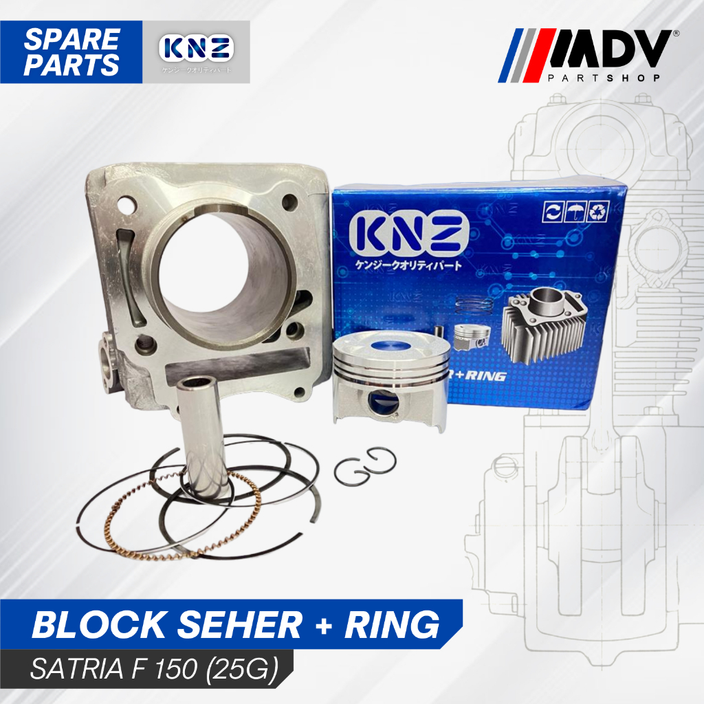BLOCK SEHER + RING SATRIA F 150 (25G) KNZ