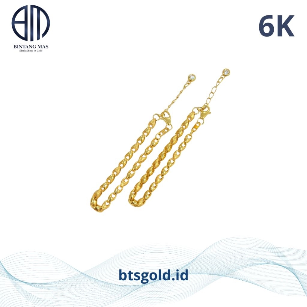 Gelang Emas Rante Pajero Anak | 6K