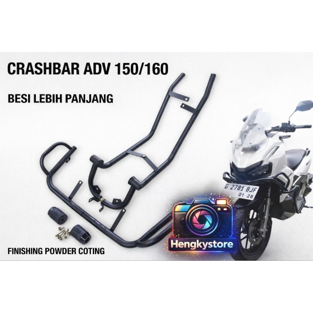 Crashbar Tubular ADV 150 Full Set Body Samping Dan Depan