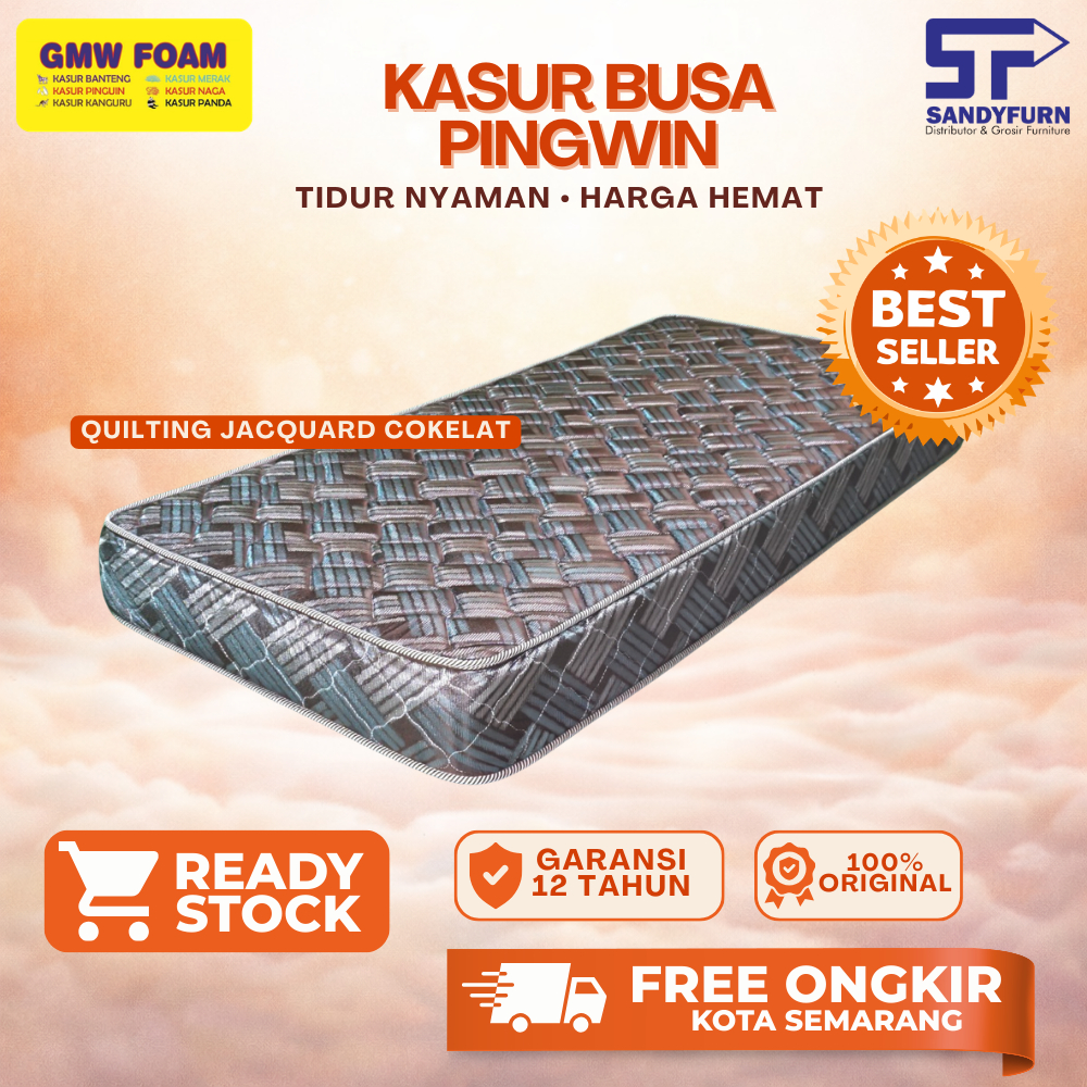 GMW Foam - Kasur Busa - Pingwin - Quilting Jacquard