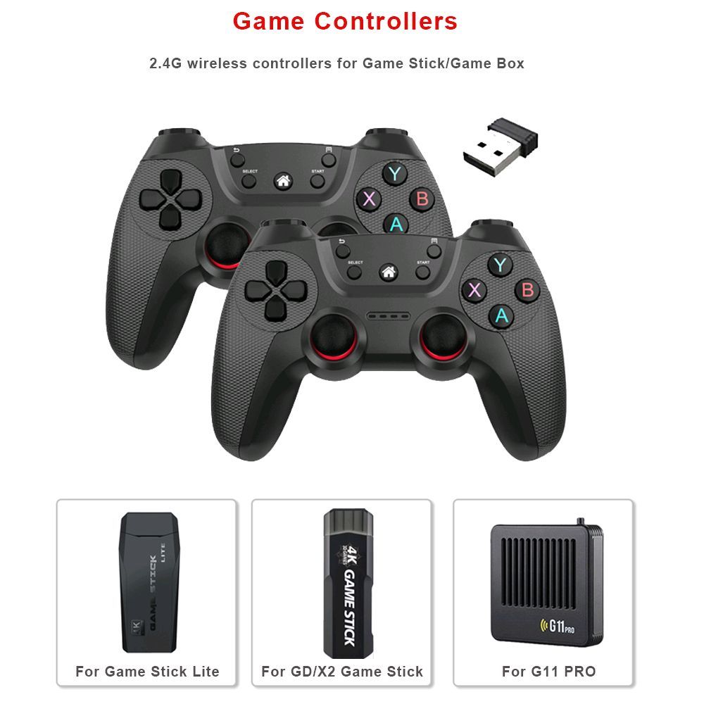 Gamepad double wireless turbo Game controller for laptop dan PC Wireless Doubles Game Controller for