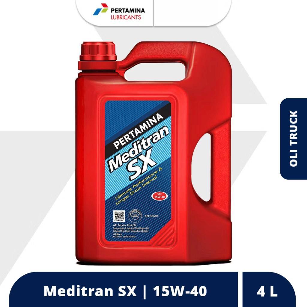 Oli Meditran SX 15W40 | 4 Liter (Oli Mobil Diesel)