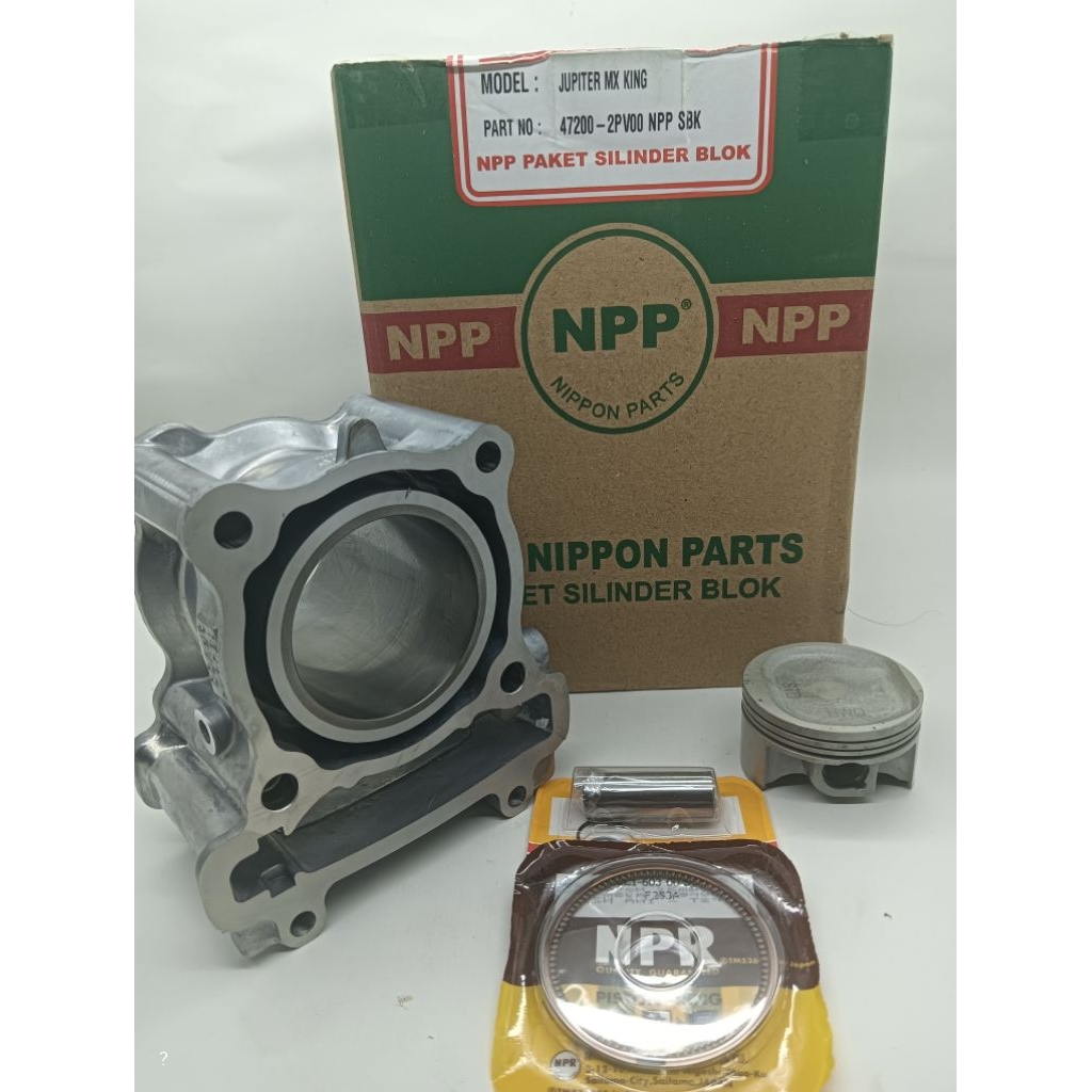 CYLINDER BLOK KOMPLIT JUPITER MX KING , VIXION NEW MEREK ORI  NPP