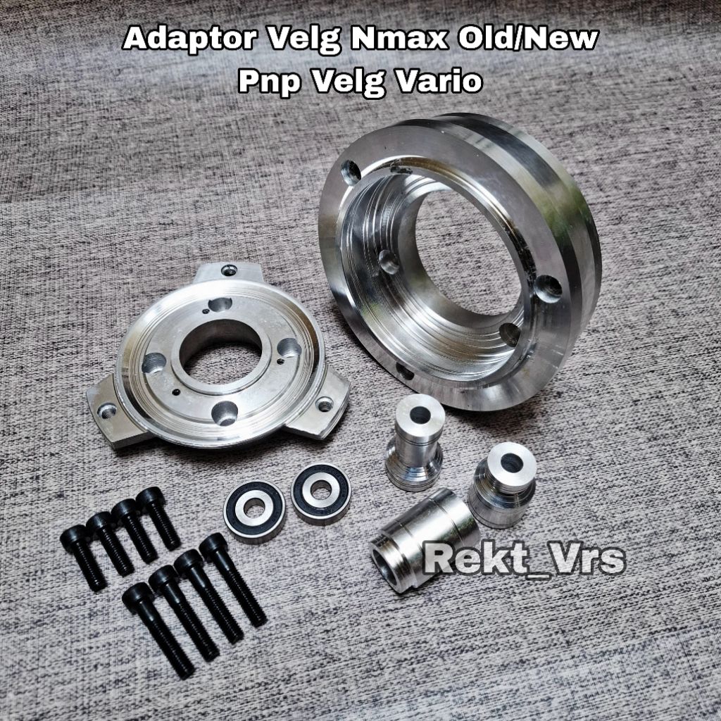 Adaptor Disc Velg Nmax Old/New PNP Velg Vario 125/150/Plendes set NMAX Old/New Pasang Velg Vario Cus