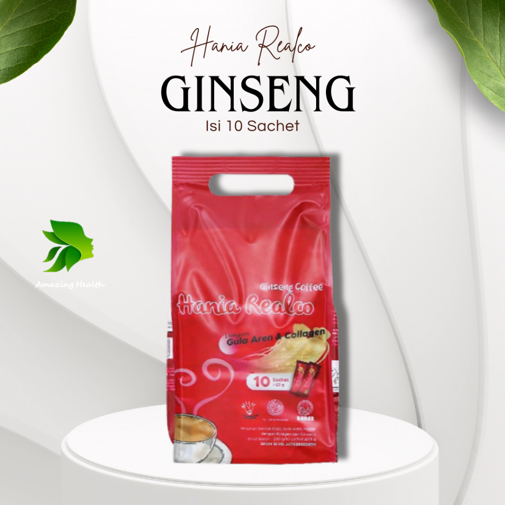 Hania Realco Ginseng Coffee / Kopi Ginseng HNI #AMH