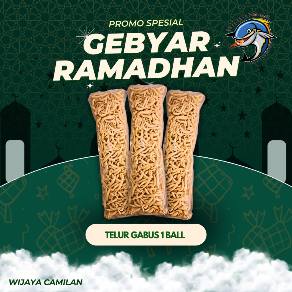 (1 BALL) TELUR GABUS atau cendol 1 ball cemilan murah