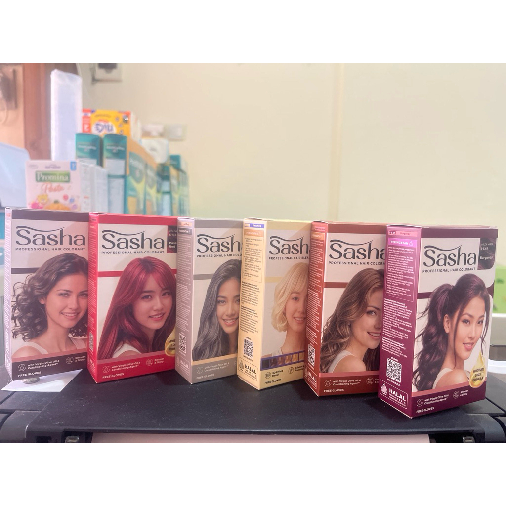 Sasha Hair Color -Pewarna Rambut Sasha