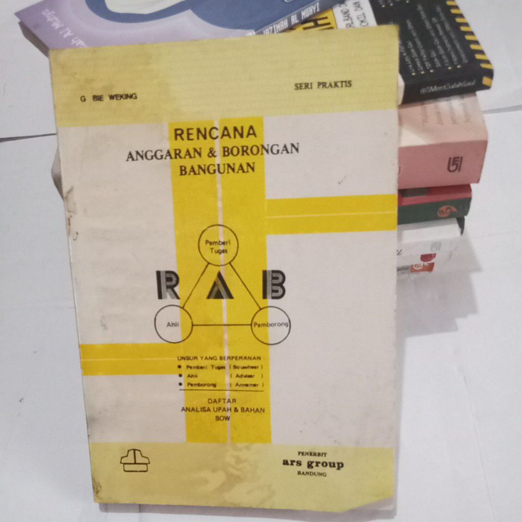 BUKU RENCANA ANGGARAN & BORONGAN BANGUNAN