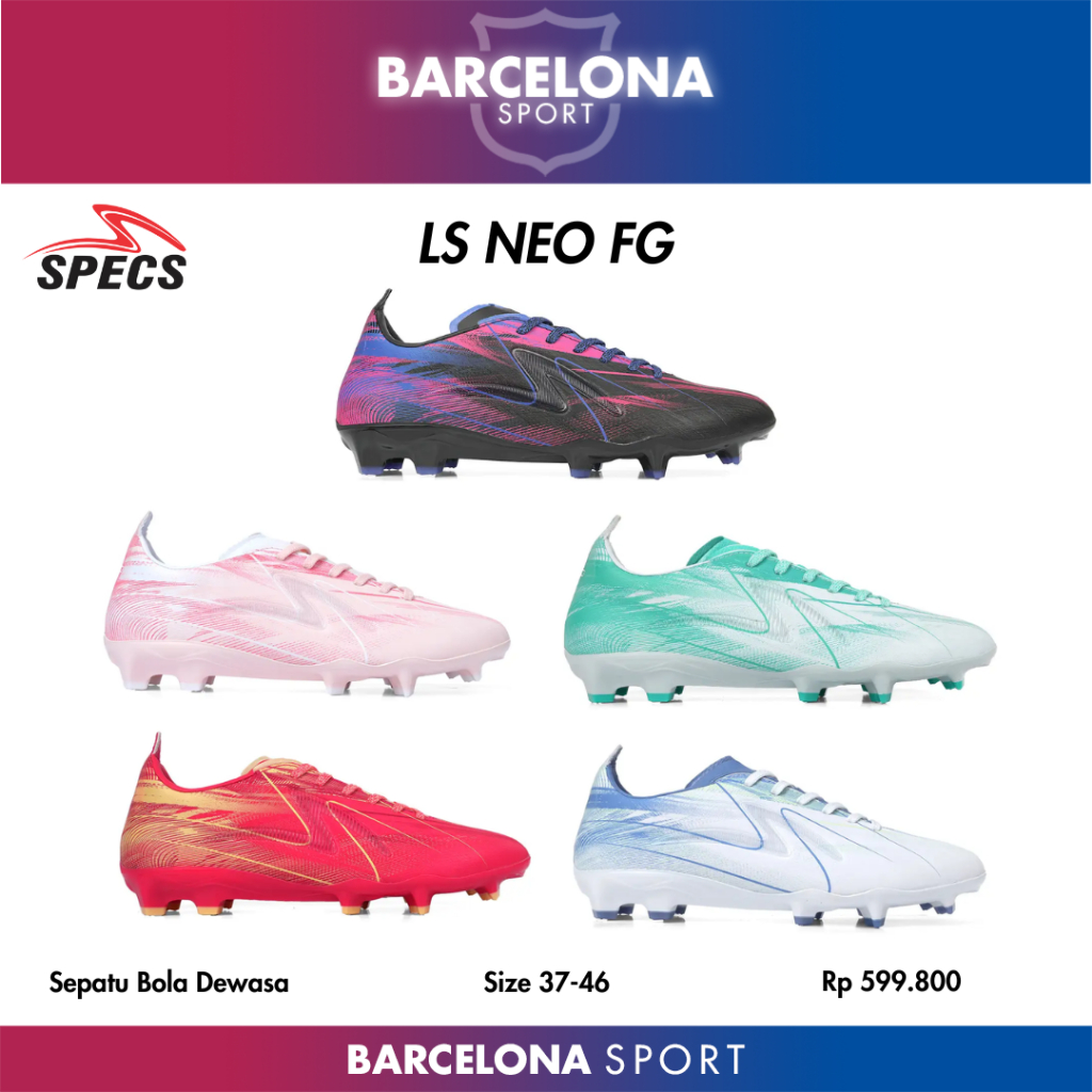 Specs Accelerator Lightspeed Neo FG - Sepatu Sepak bola Dewasa Size 37 38 39 40 41 42 43 44 45 46 wa