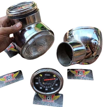 LAMPU DEPAN YL PNP CB (BATOK YL +SPIDO MODEL ORI  1 SET CROOM yl