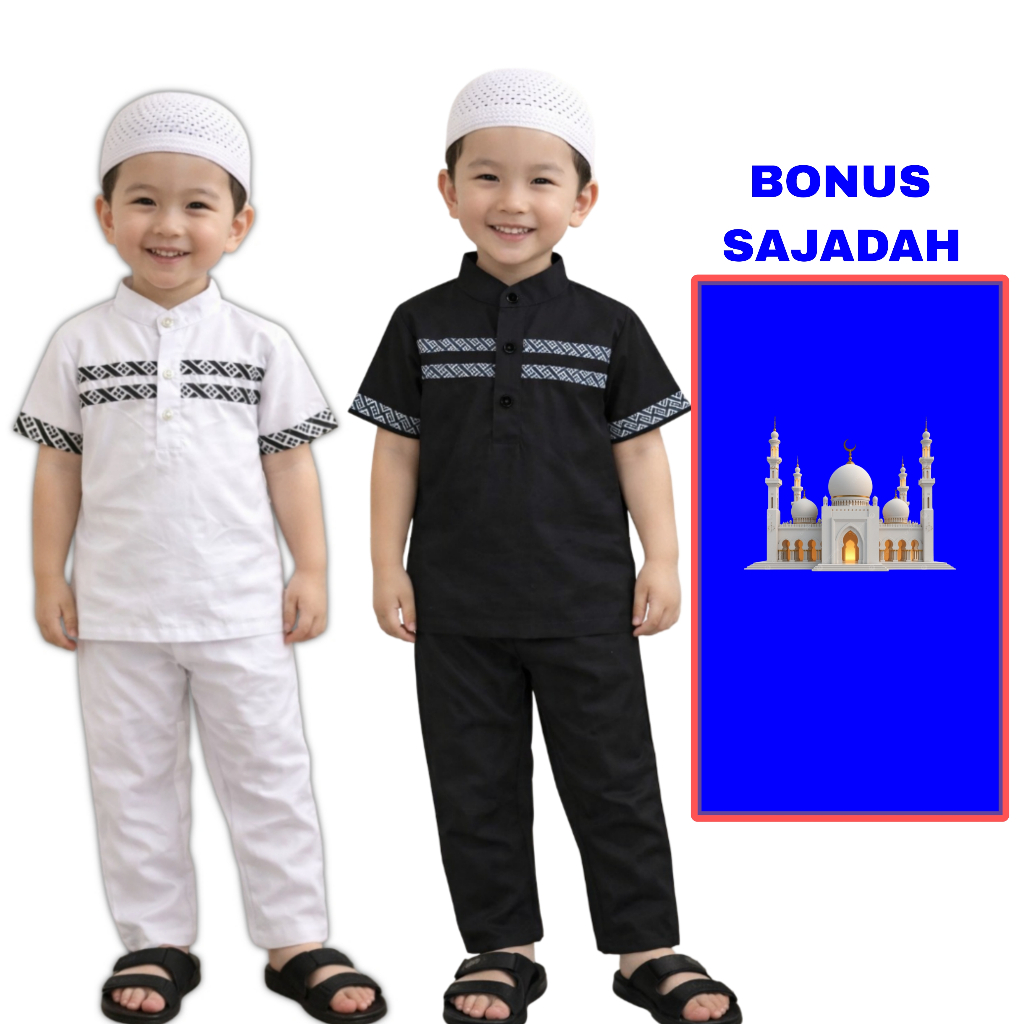 setelan kemeja koko anak 1-10 tahun - setelan baju koko anak