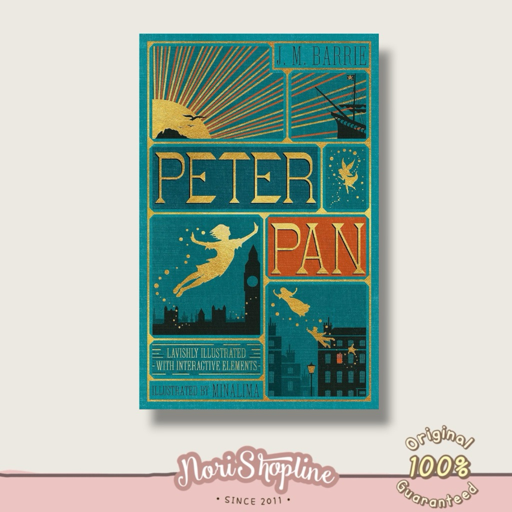 MinaLima Edition Illustrated Peterpan Hardcover