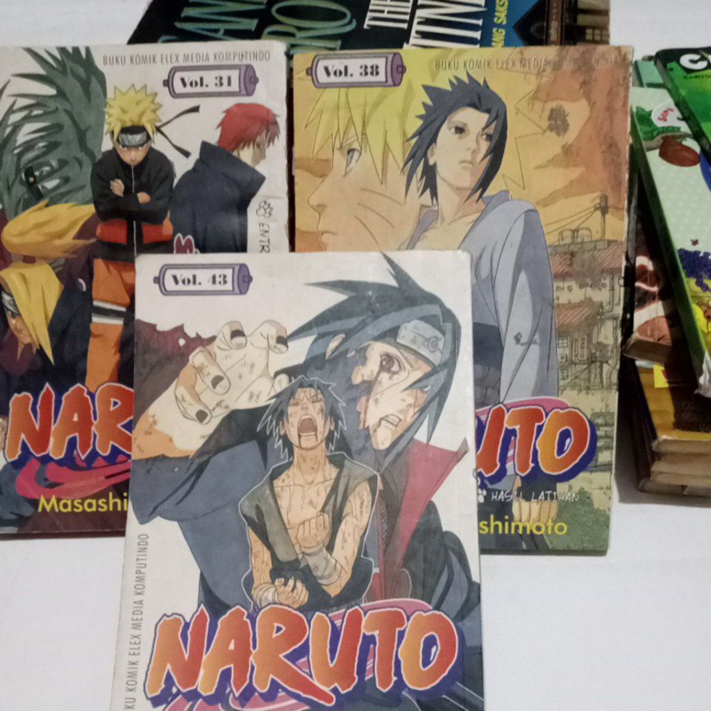 BUKU KOMIK NARUTO VOL 31,33 DAN 43