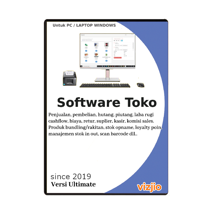 vizjio ultimate software  kasir toko aplikasi kasir toko program kasir toko vizjio VIZJIO grosir min