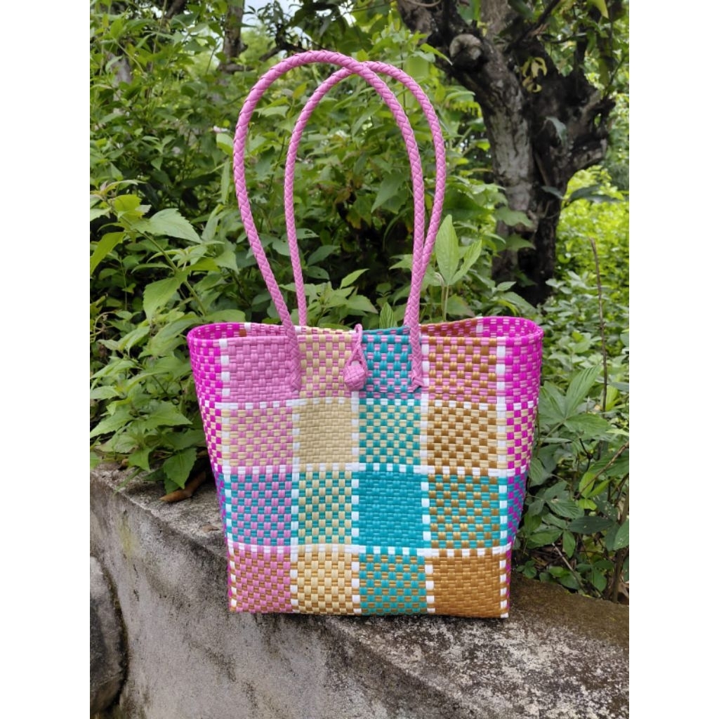 TasAyaman elit 2 line bahan plastik premium jaly ukuran 15x28x27