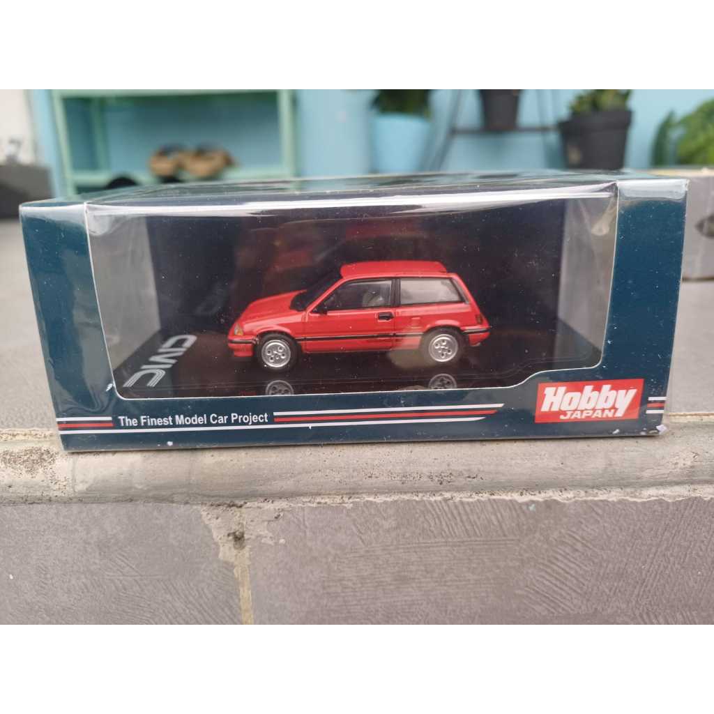 Hobby JAPAN 1/64 Honda CIVIC Si (AT) 1984 RED SEAL