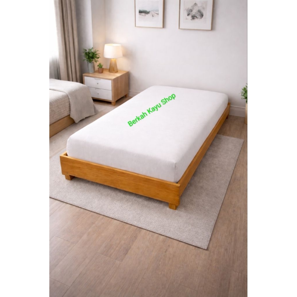 dipan alas kasur lengkap dengan kaki kaki penyangga
