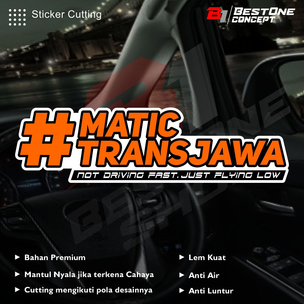 Stiker MTJ Matic Trans Jawa Type 01