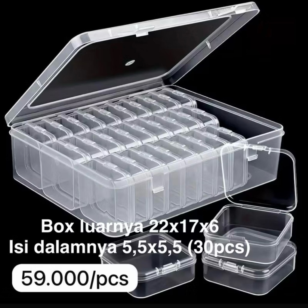 Box sekat plastik kotak obat box serba guna