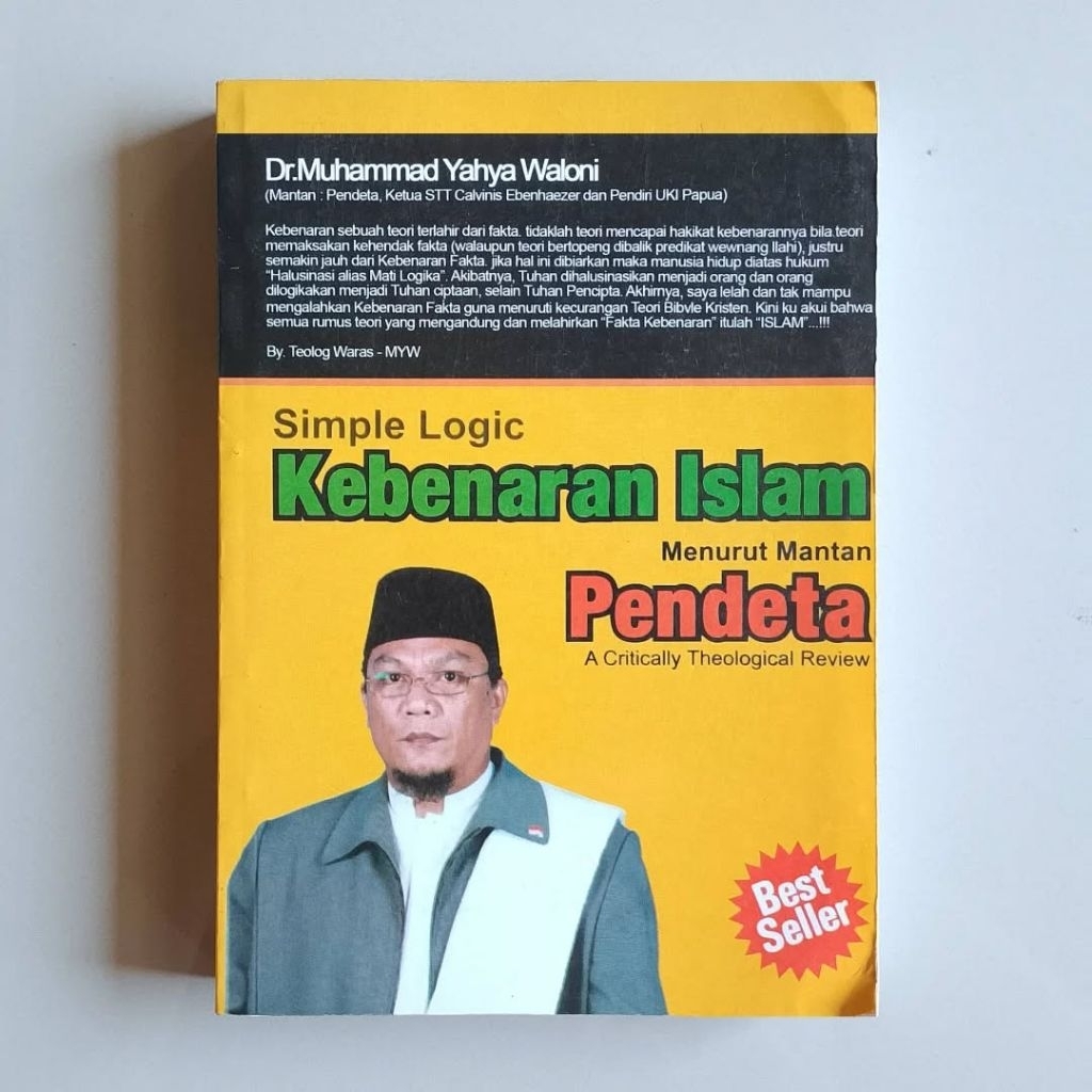 (Preloved) Kebenaran Islam Menurut Mantan Pendeta - Dr. Muhammad Yahya Waloni. Original Bekas