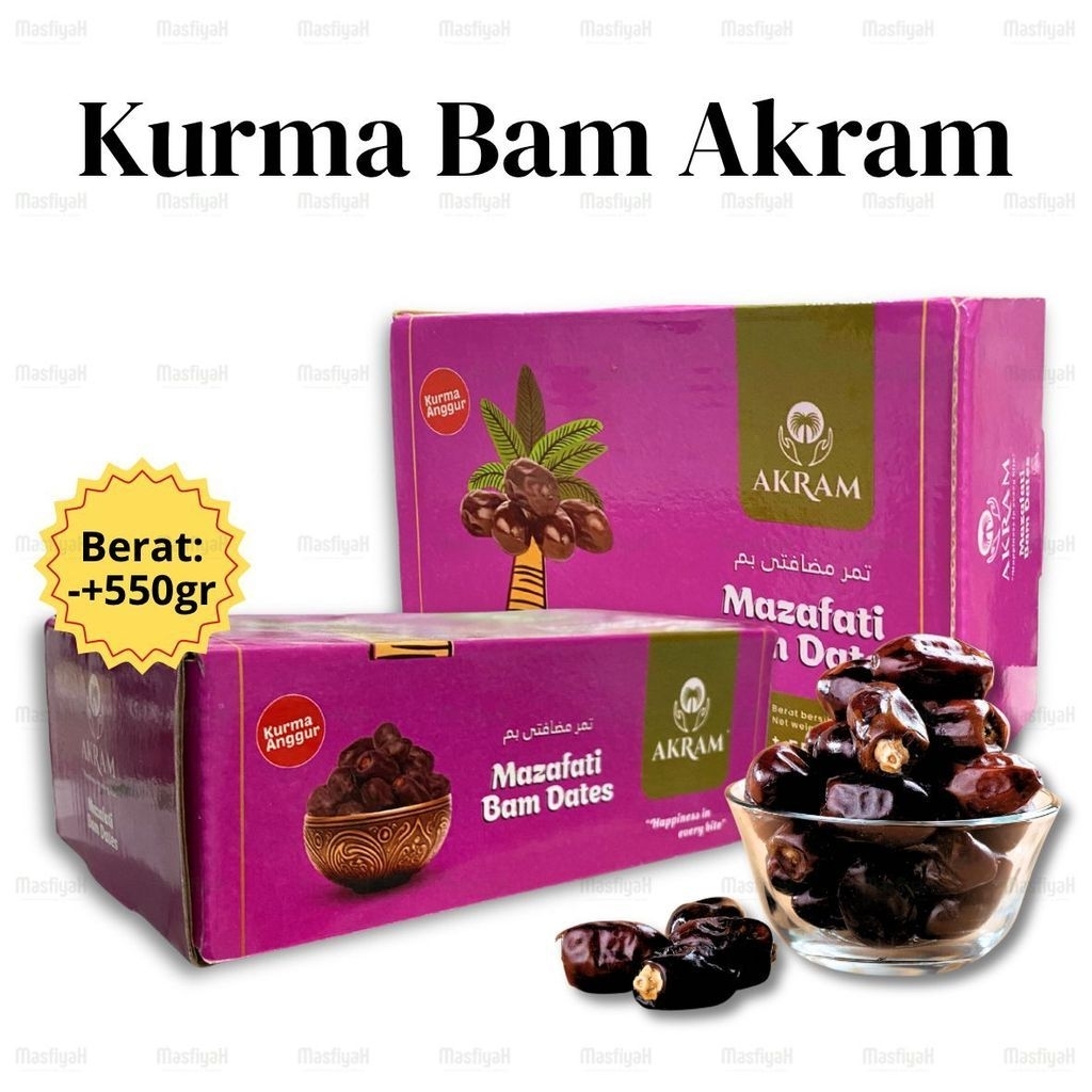 Kurma Bam / Anggur - Mazafati Dates Iran