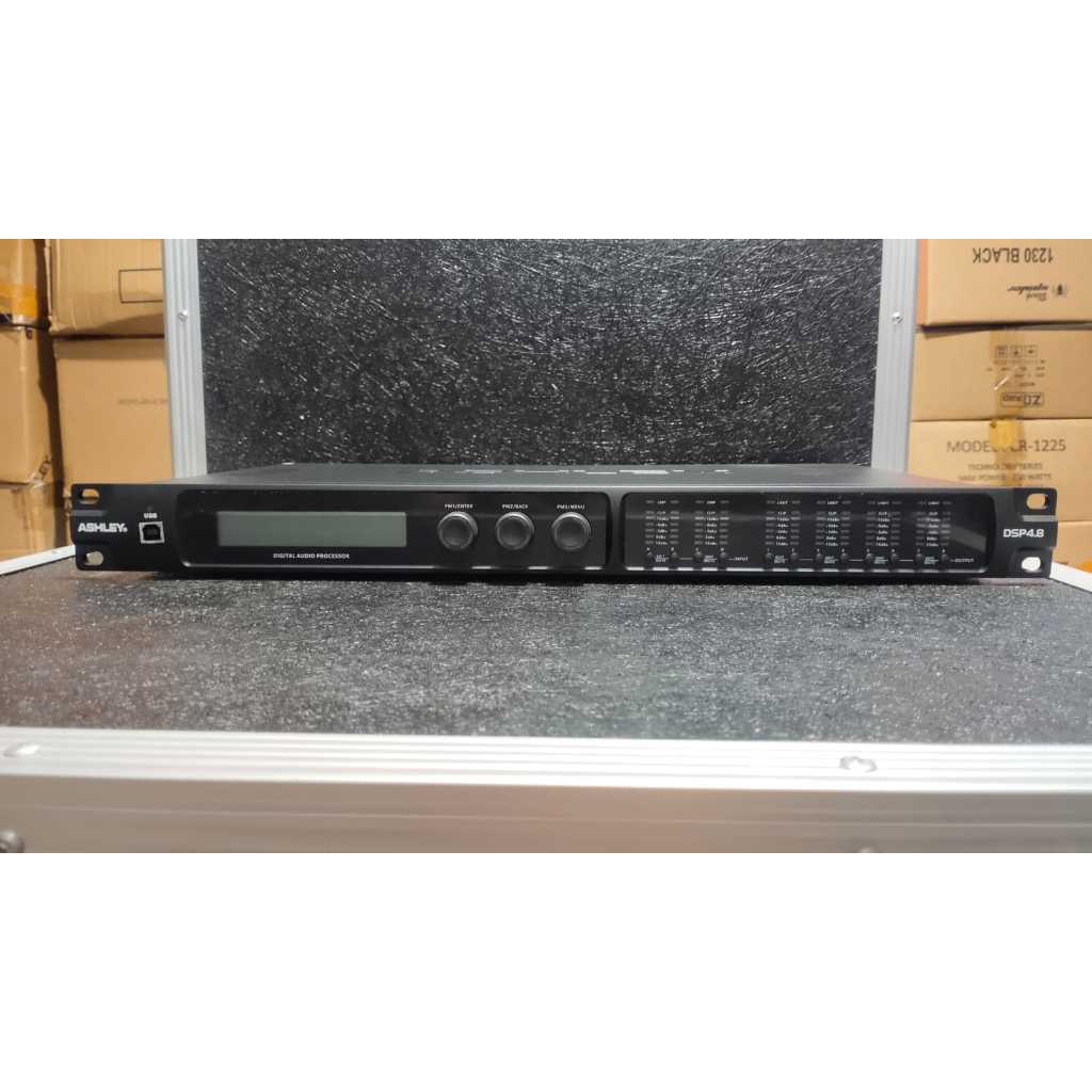 Speaker Management Ashley DSP4.8 Driverack Ashley DSP 4.8 Original DLMS Ashley DSP48 4in 8out 4 Way 
