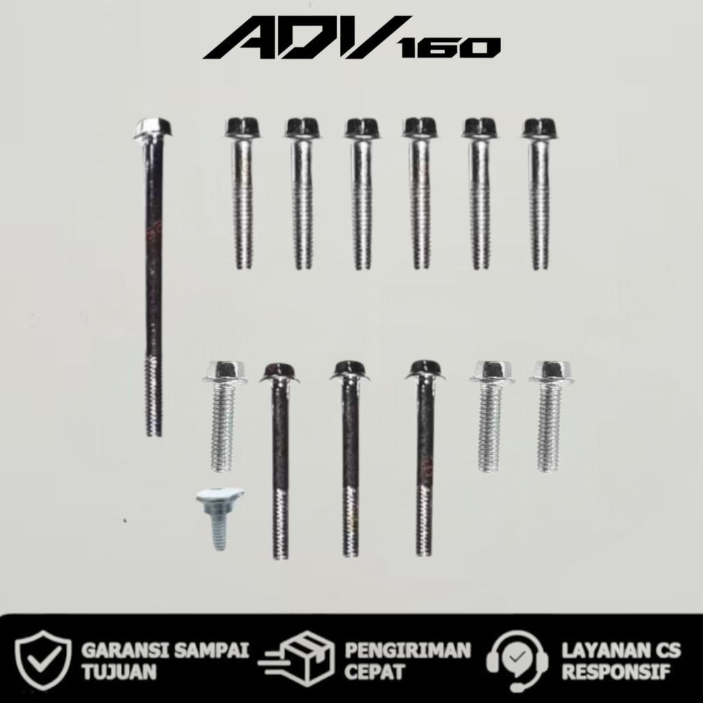 Baut Blok CVT 1 SET Honda ADV 160 / Baut CVT 1SET Motor ADV 160