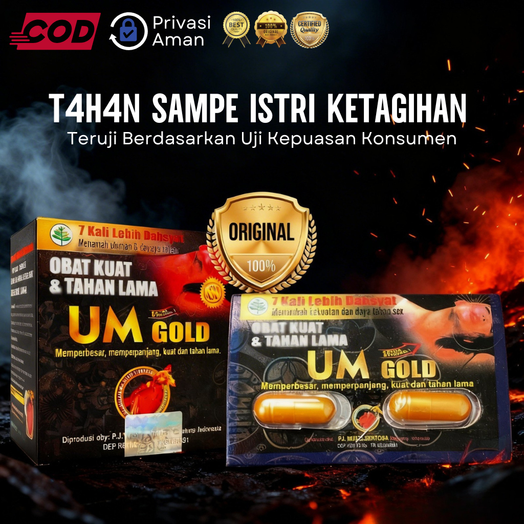 UM GOLD KAPSUL | Urat Madu Gold Original 100% Kapsul | UM Gold Blister | Urat Madu 100% Original | J