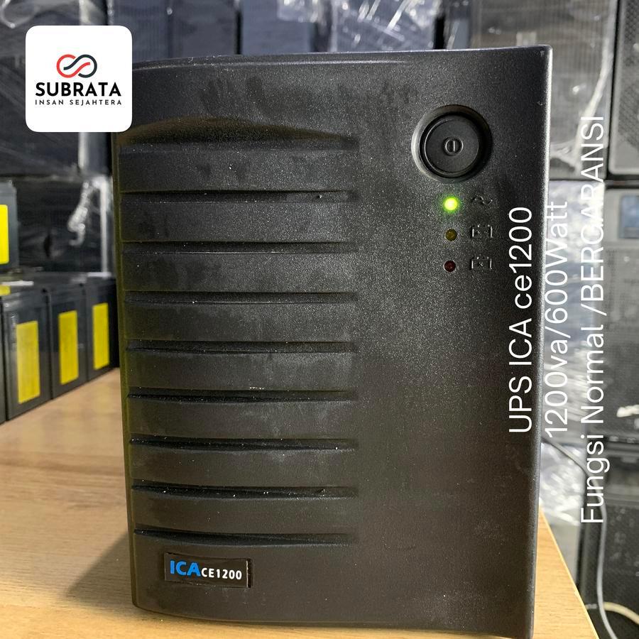 UPS ICA CE1200VA Second Include Baterai Baru