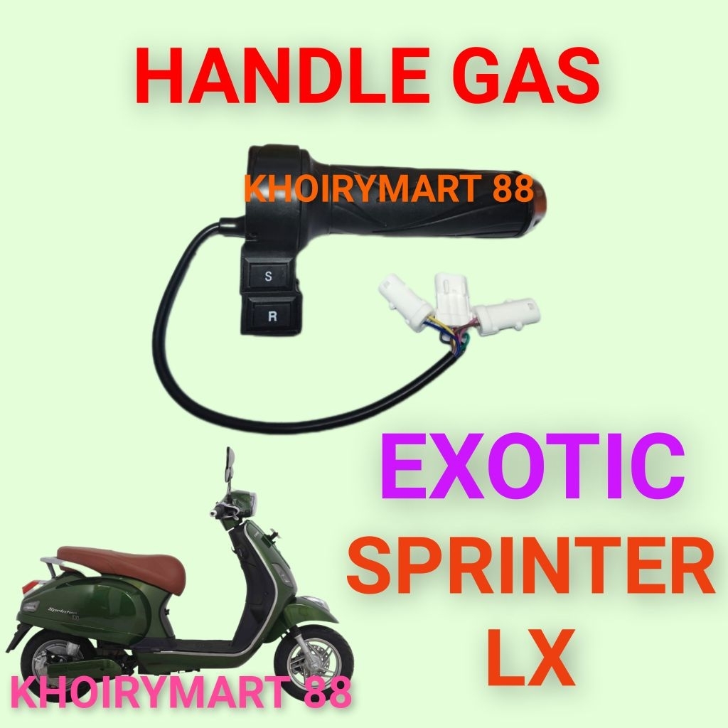 handle gas sepeda listrik exotic sprinter lx throttle gas sepeda listrik exotic sprinter lx