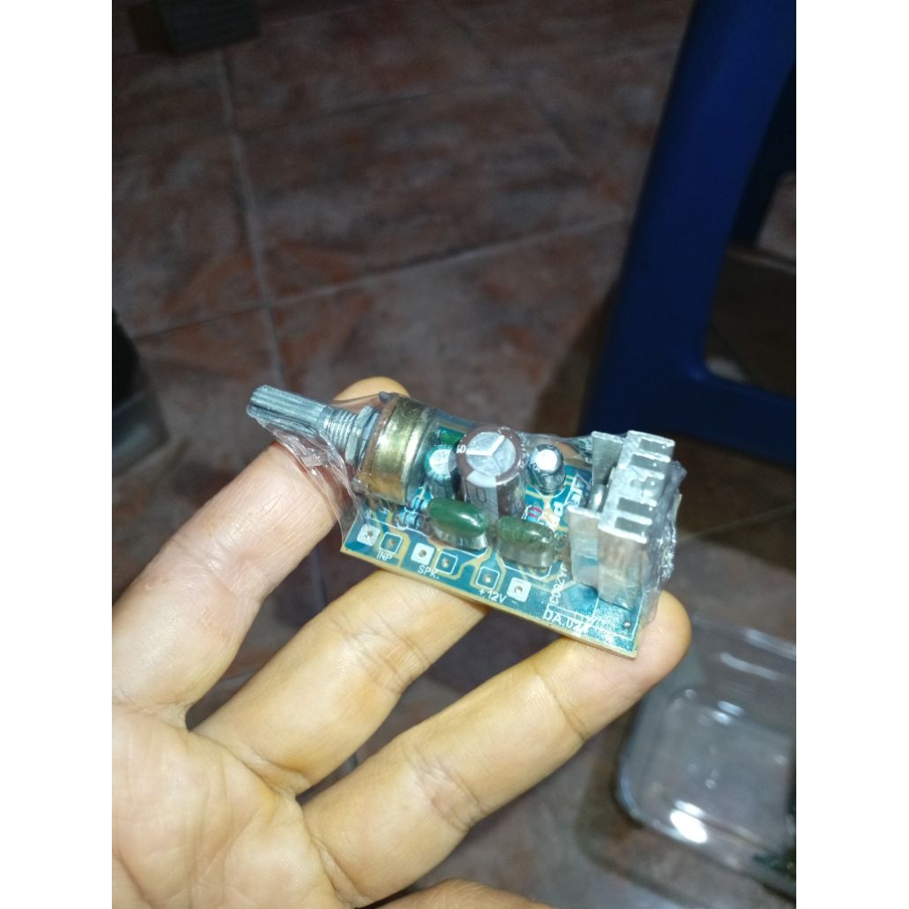 Kit Power Mini Amplifier DC 12 Volt TDA 2003 Mono + Potensio
