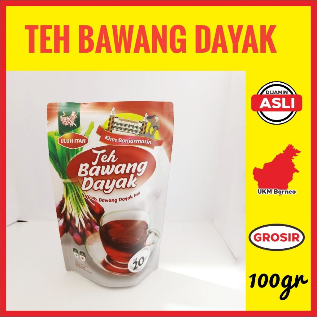 Teh Bawang Dayak Oleh Oleh Banjarmasin Kalimantan