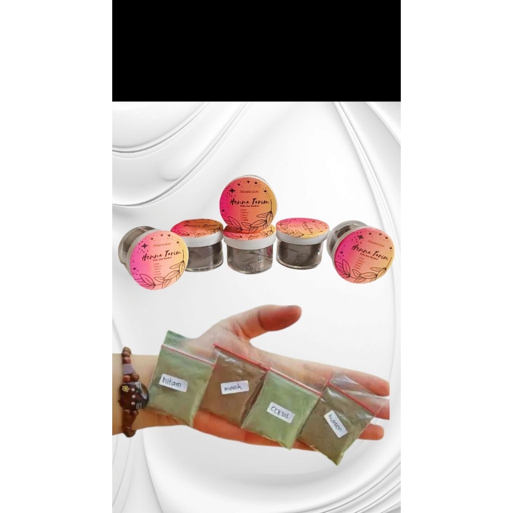 henna tarim henna bubuk original henna kuku dan rambut
