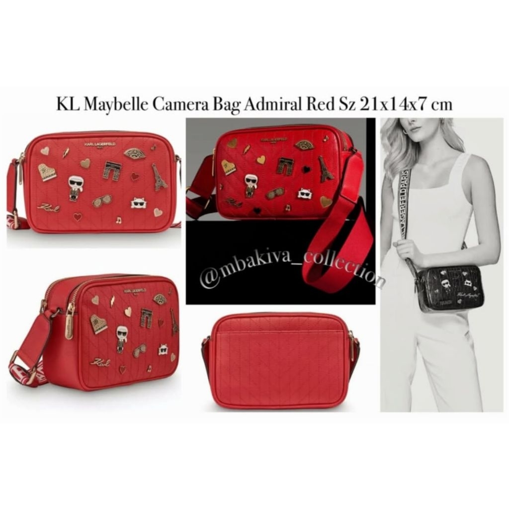 KL Maybelle Camera Bag Admiral Red