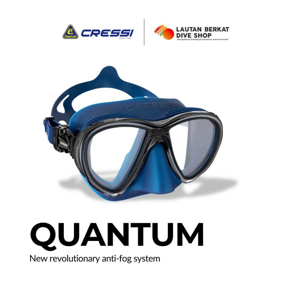 Mask Cressi Quantum Perfect For Diving / Kacamata Scuba Diving