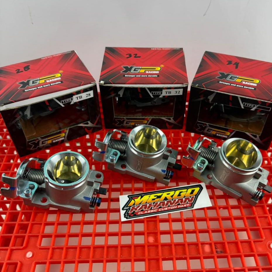 THROOTLE BODY XGP RACING VARIO BEAT 30MM TB VARIO 125 VARIO 150 PCX TB RACING UKURAN 28 32 dan 34
