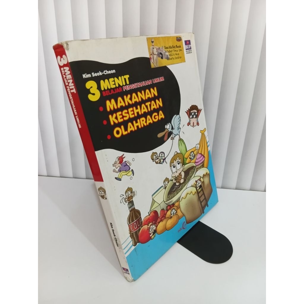 Buku - 3 MENIT BELAJAR PENGETAHUAN UMUM MAKANAN, KESEHATAN, OLAHRAGA