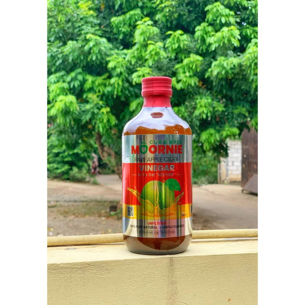 Cuka Apel MOORNIE Cuka Apel Original Untuk Kesehatan Cuka Apel Untuk Diet Dan Diabetes Asli