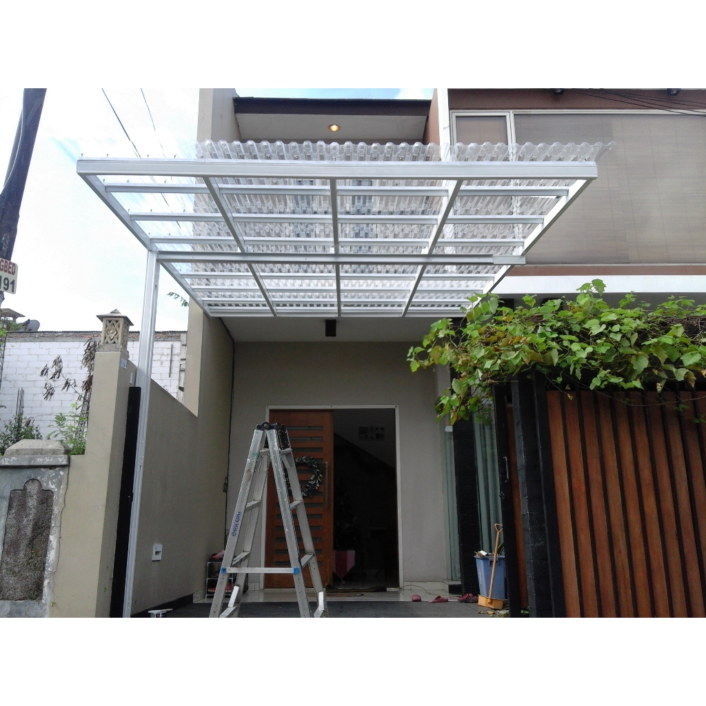 Kanopi solartuff rangka galvalum Murah