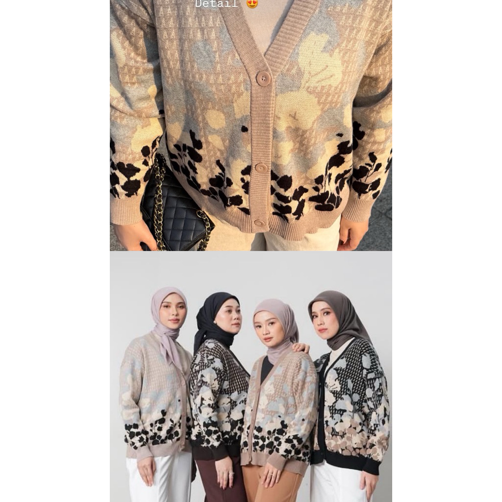 KNITWEAR MONOGRAM ARASCARF