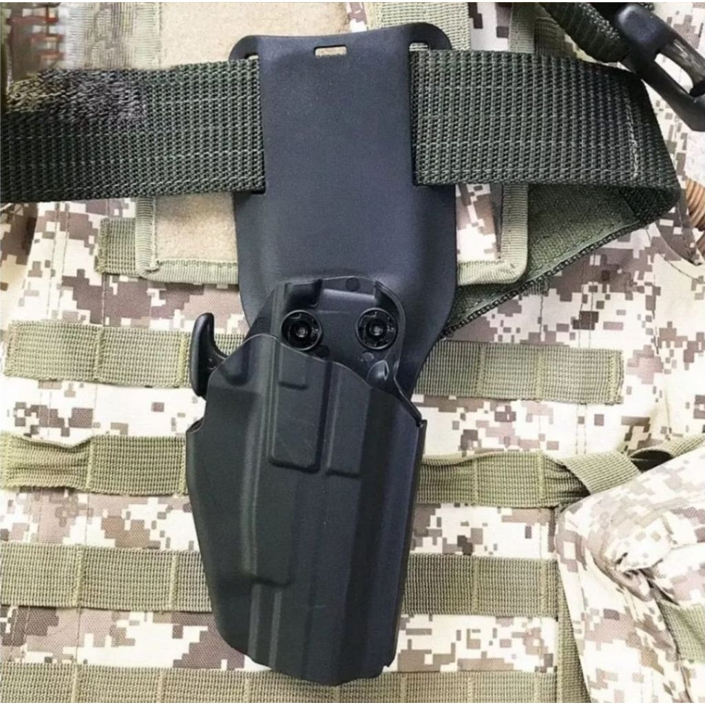 HOLSTER PAHA UNIVERSAL / HOLSTER MENEMBAK / HOLSTER TACTICAL / HOLSTER TNI POLRI