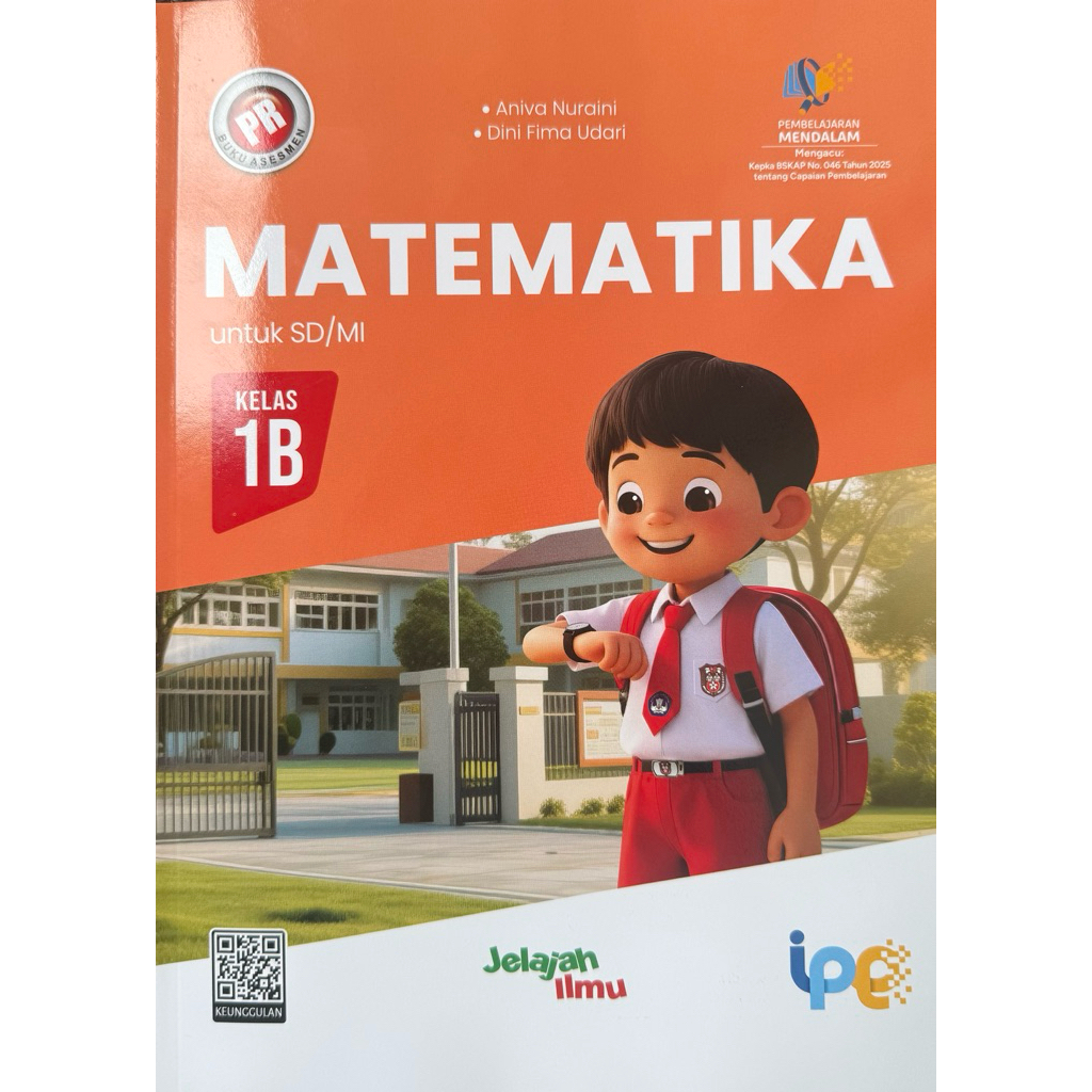 Buku PR matematika kelas 1 SD semester 2, 1b, Intan Pariwara. Kurikulum Merdeka