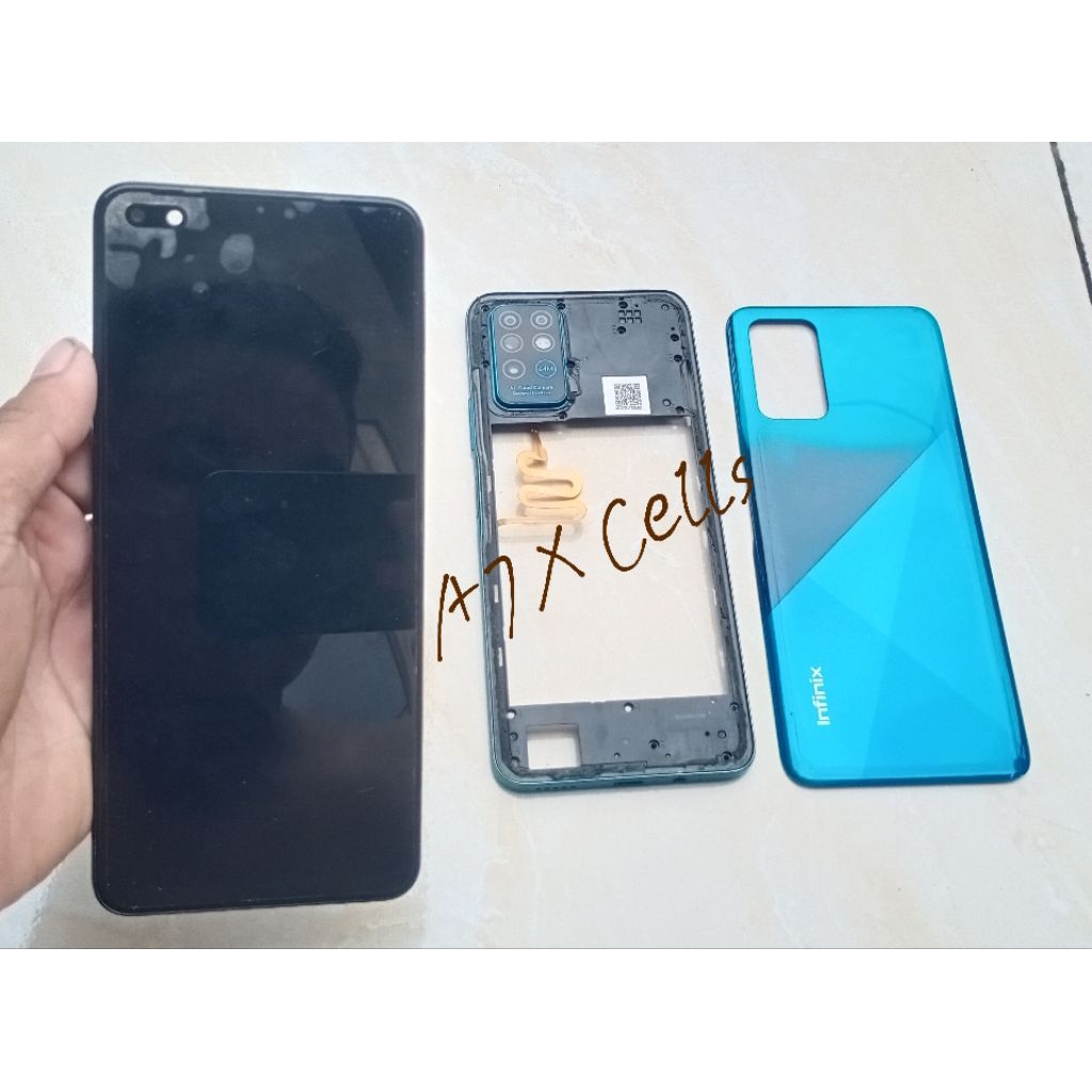 LCD ORI Copotan Infinix note 8 lengkap tinggal pasang mesin saja