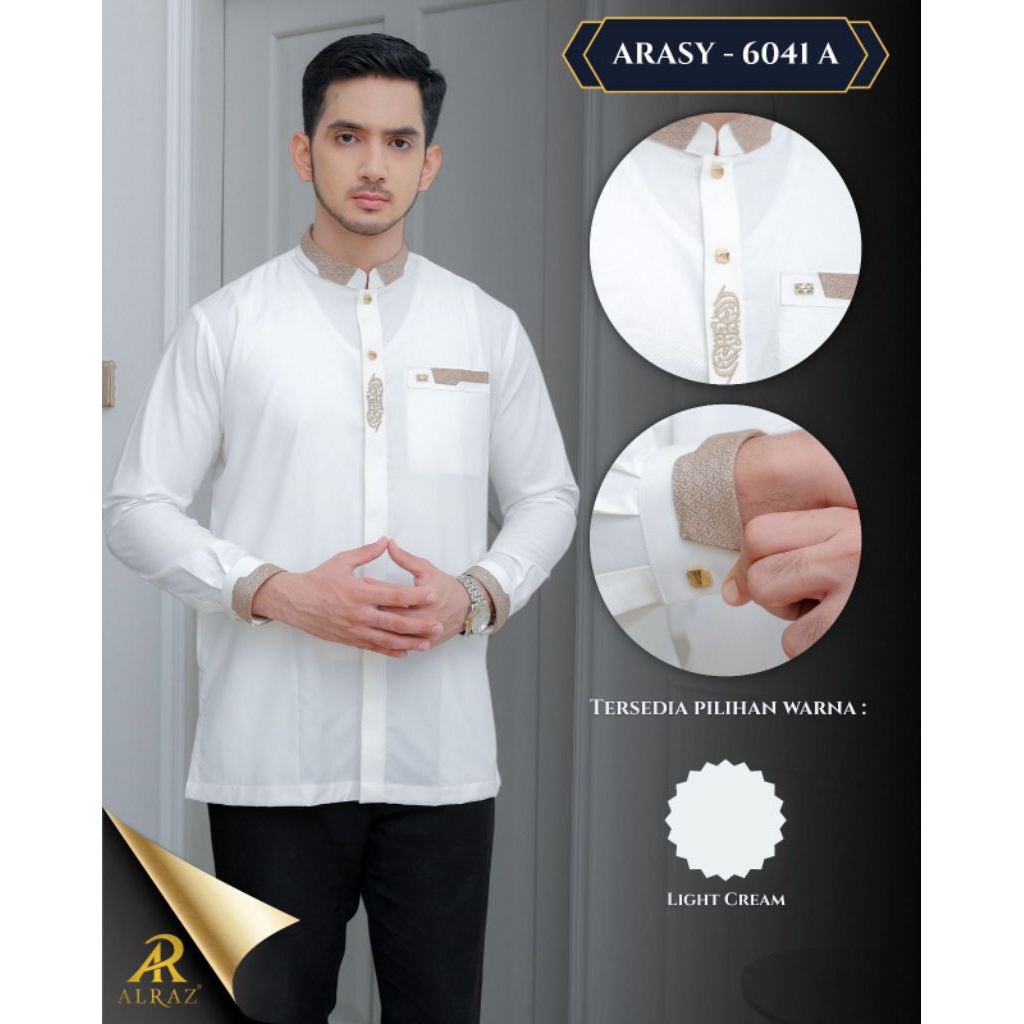 BAJU KOKO ALRAZ KATUN LENGAN PANJANG MAMSET