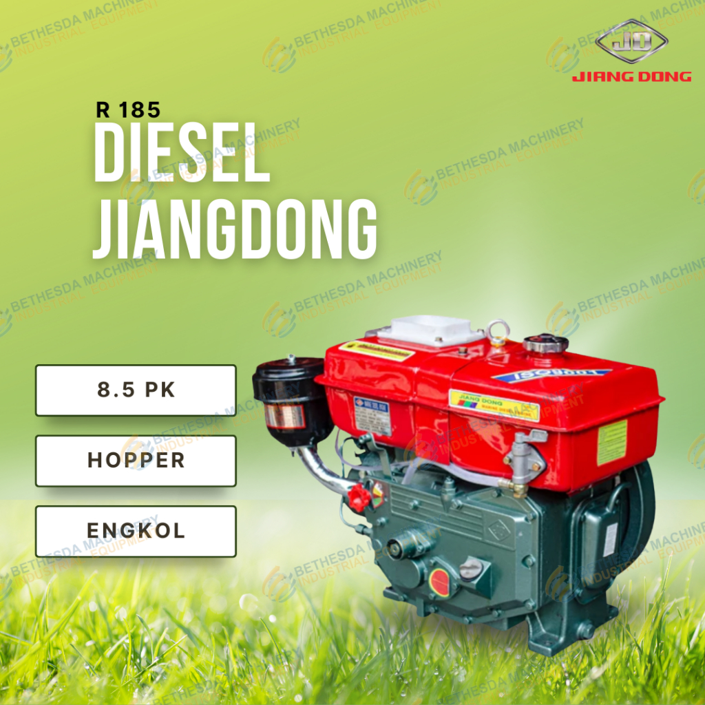 mesin Penggerak solar diesel 7 Hp JiangDong R175 8 PK Hopper 10 HP