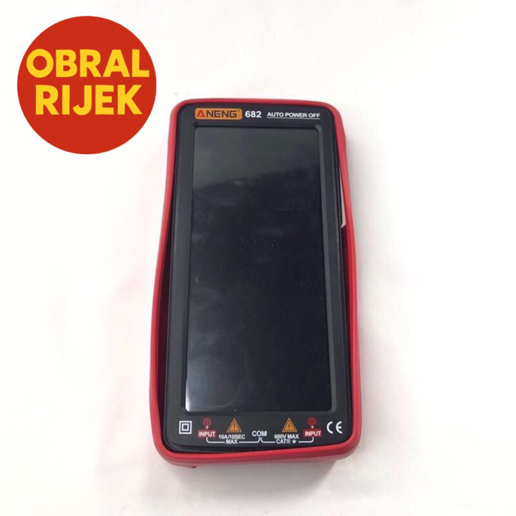 [RIJEK RUSAK] Digital Multimeter Large LCD Screen 6000 Count 2800mAh - 682
