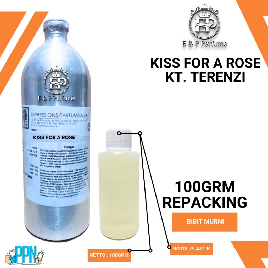 Bibit Parfum by Expression - Kiss For A Rose | KT. Terenzi Kemasan 100Grm Repacking