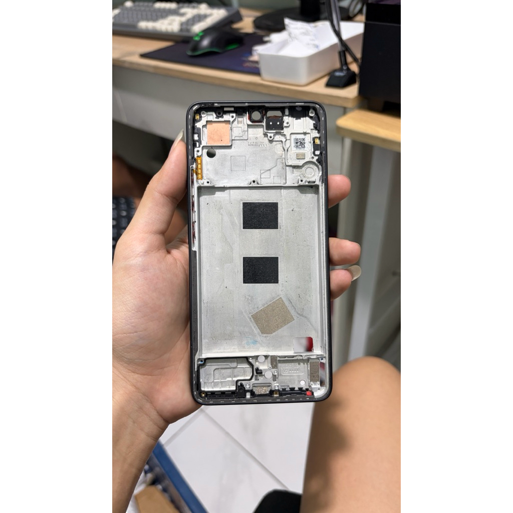 FRAME TULANG TENGAH RANGKA LCD XIAOMI REDMI NOTE 13 4G ORIGINAL COPOTAN