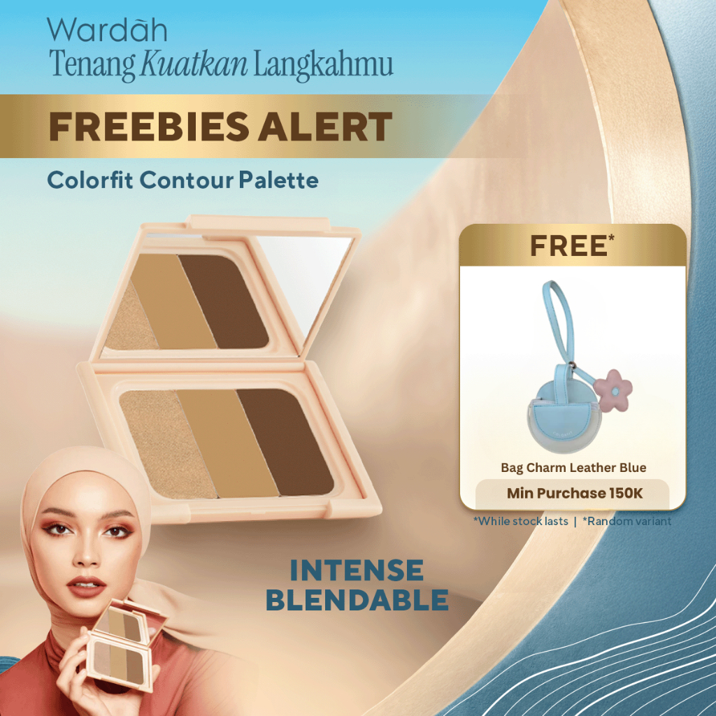 WARDAH Highlighter Contour Colorfit Highlight Contour Palette - 3 in 1 Highlighter, Contour,
