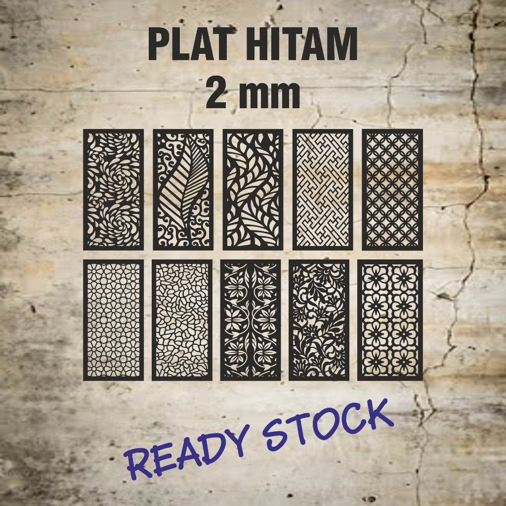 Laser Plat Pagar, Ornamen Pagar, Krawangan, Laser Cnc, Plat Cutting, Laser Cutting, Plat Pagar 40 x 